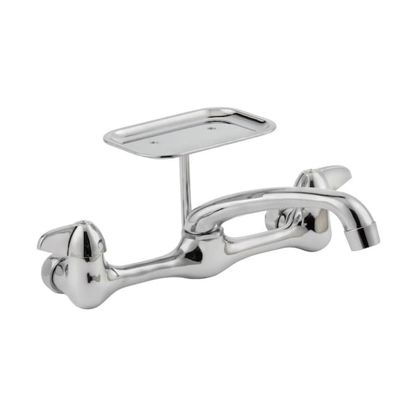 B & K Homewerks Two Handle Chrome Kitchen Faucet 3190-41-CH-BC-Z - main